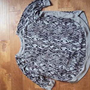 Maurices Women's Animal Print Short Sleeve Tee Shirt.  Good Condition. Size 2X